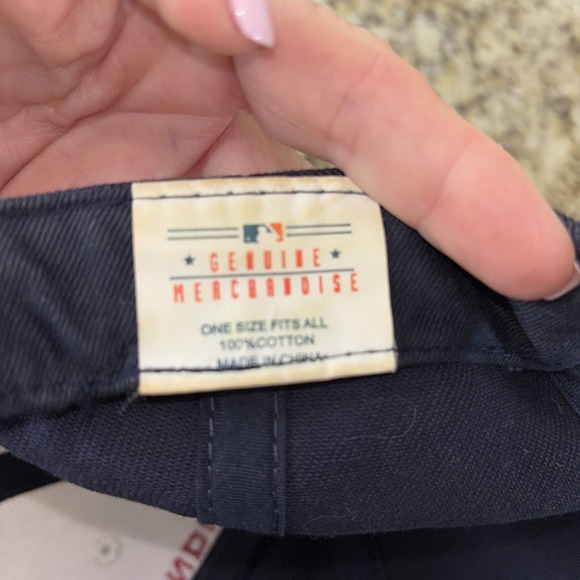 Vintage Cleveland Indians Adjustable Hat! By Fan Favorite Official 3616 Rare - Picture 7 of 10